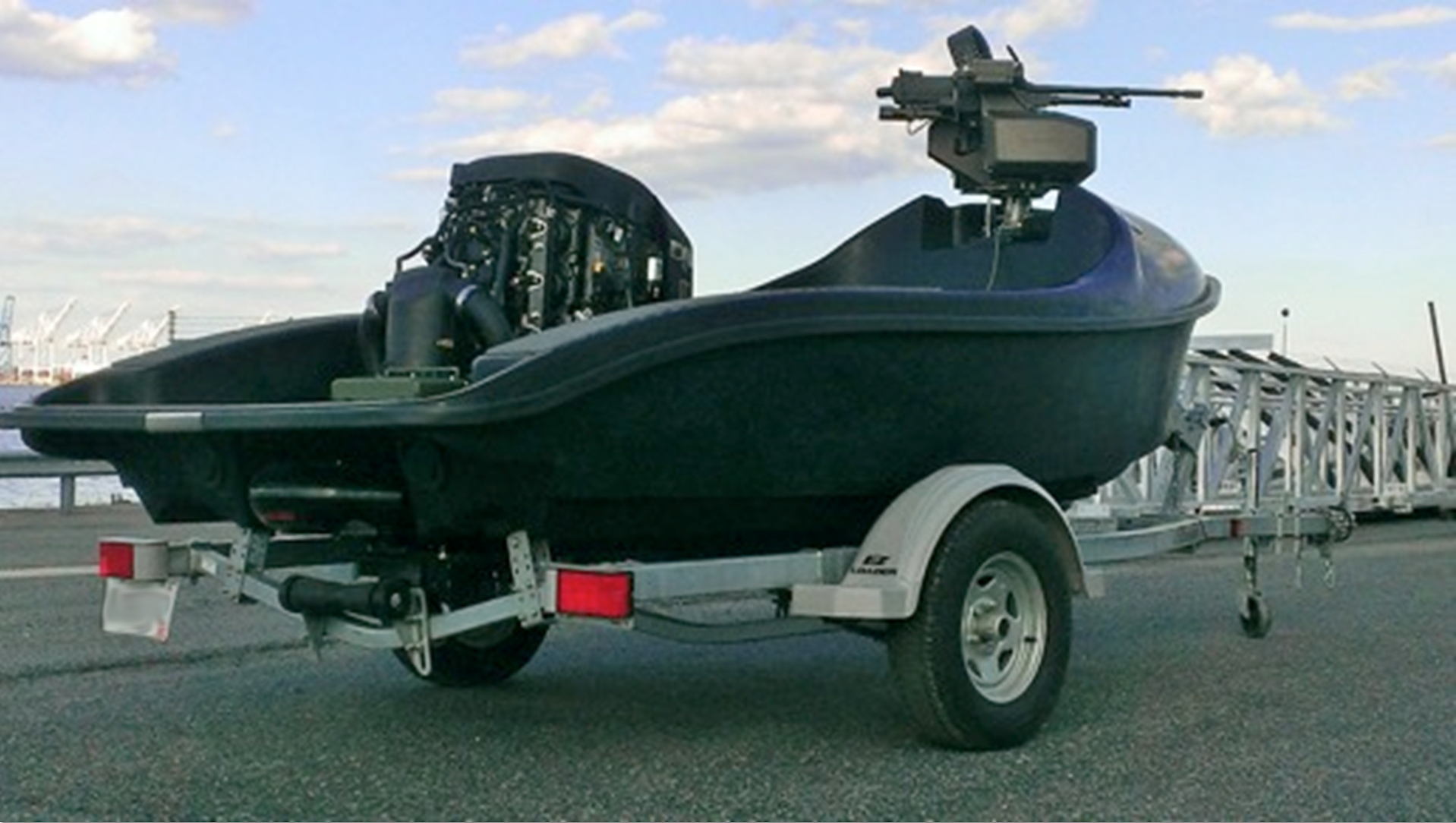 T360 RWS mounted on boat.
